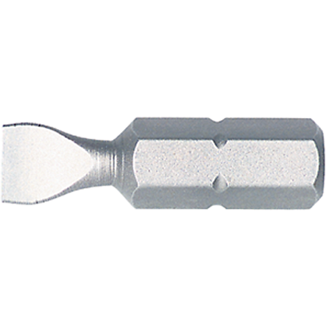 Schlitz-Bit WIHA, 5,5 x 0,8 mm, Antrieb 1/4 Zoll, C 6,3, L 25 mm