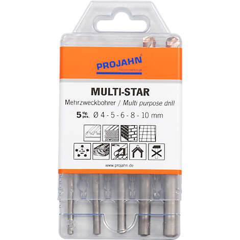 Multi-Star Mehrzweckbohrer-Set Projahn