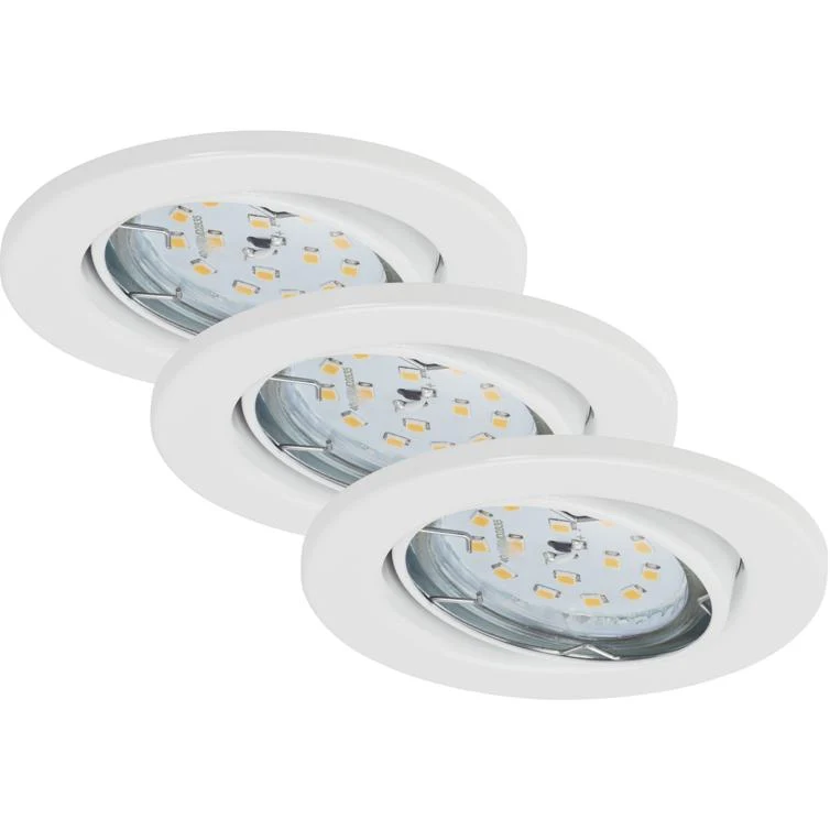 einbauleuchte 3er-set 3xled 5w 400lm