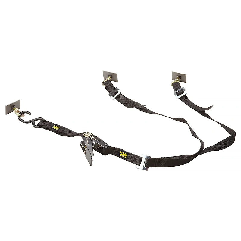 OMP - Reserveradhalter mit Spanngurt und Schnellverschluss