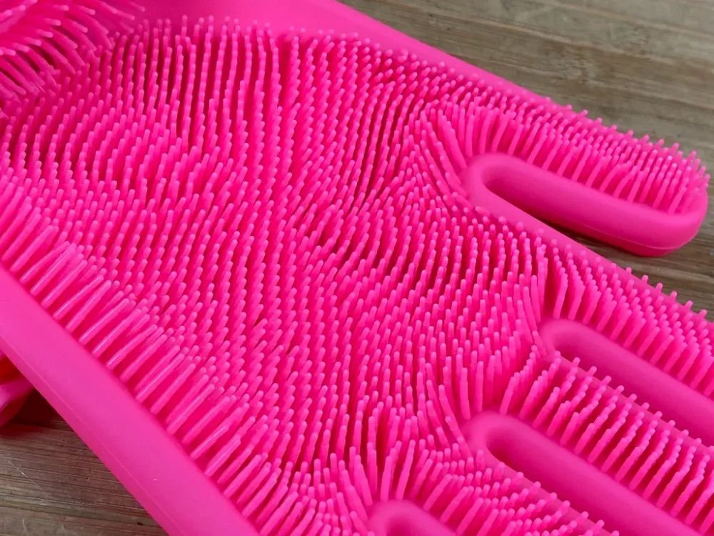 Muc Off Deep Scrubber Gloves Gr. L Waschhandschuhe