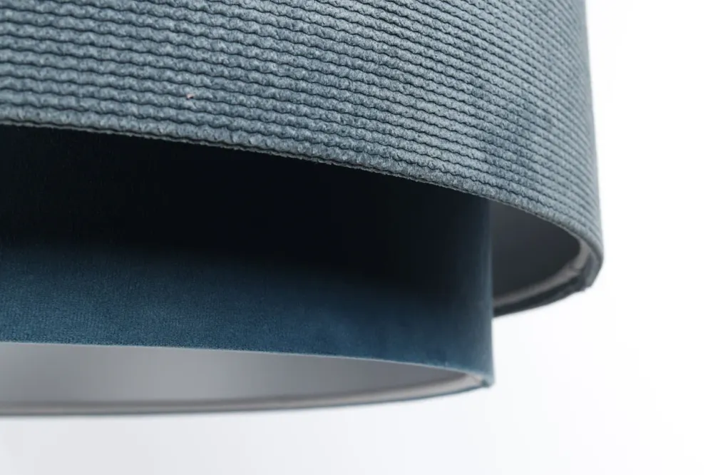 BPS Koncept Doblo 1L Deckenpendelleuchte E27 blau