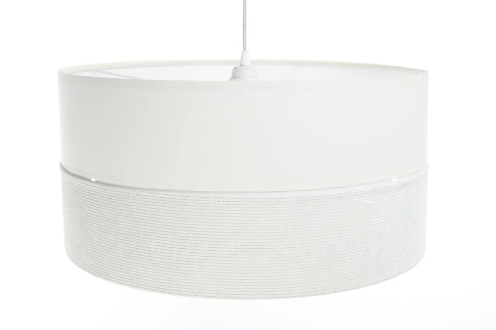 BPS Koncept Twist 1L Deckenpendelleuchte E27 weiß/hellgrau