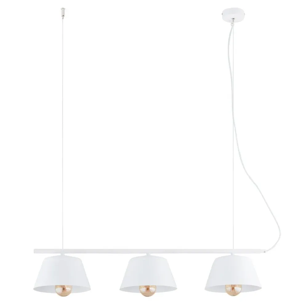 GELATO Pendelleuchte 3L, weiß, E27 Emibig