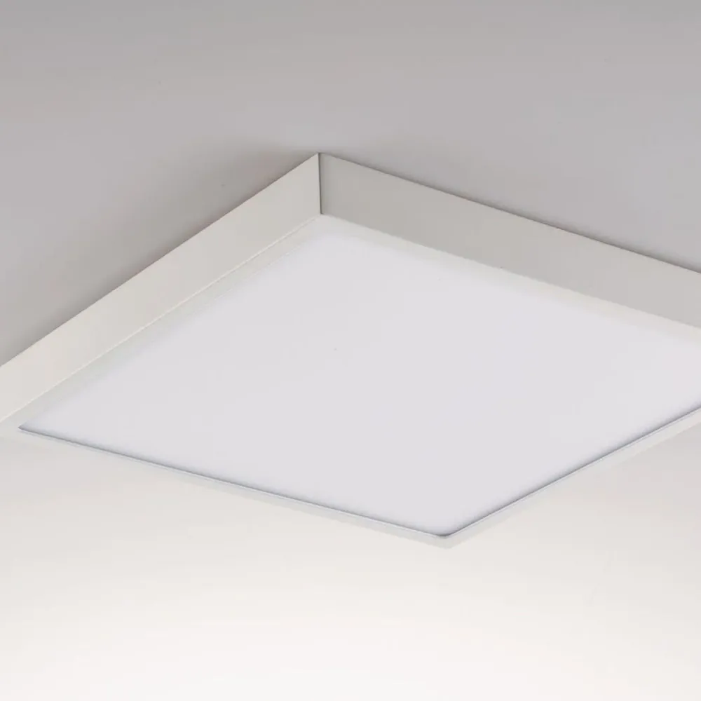 Flush mount ceiling lamp Intec DOMO acrylic LED Chrome