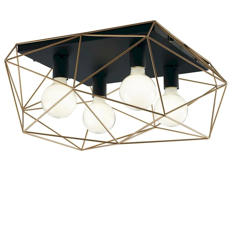 Flush mount ceiling lamp Luce Ambiente e Design ABRAXAS Metal E27 White