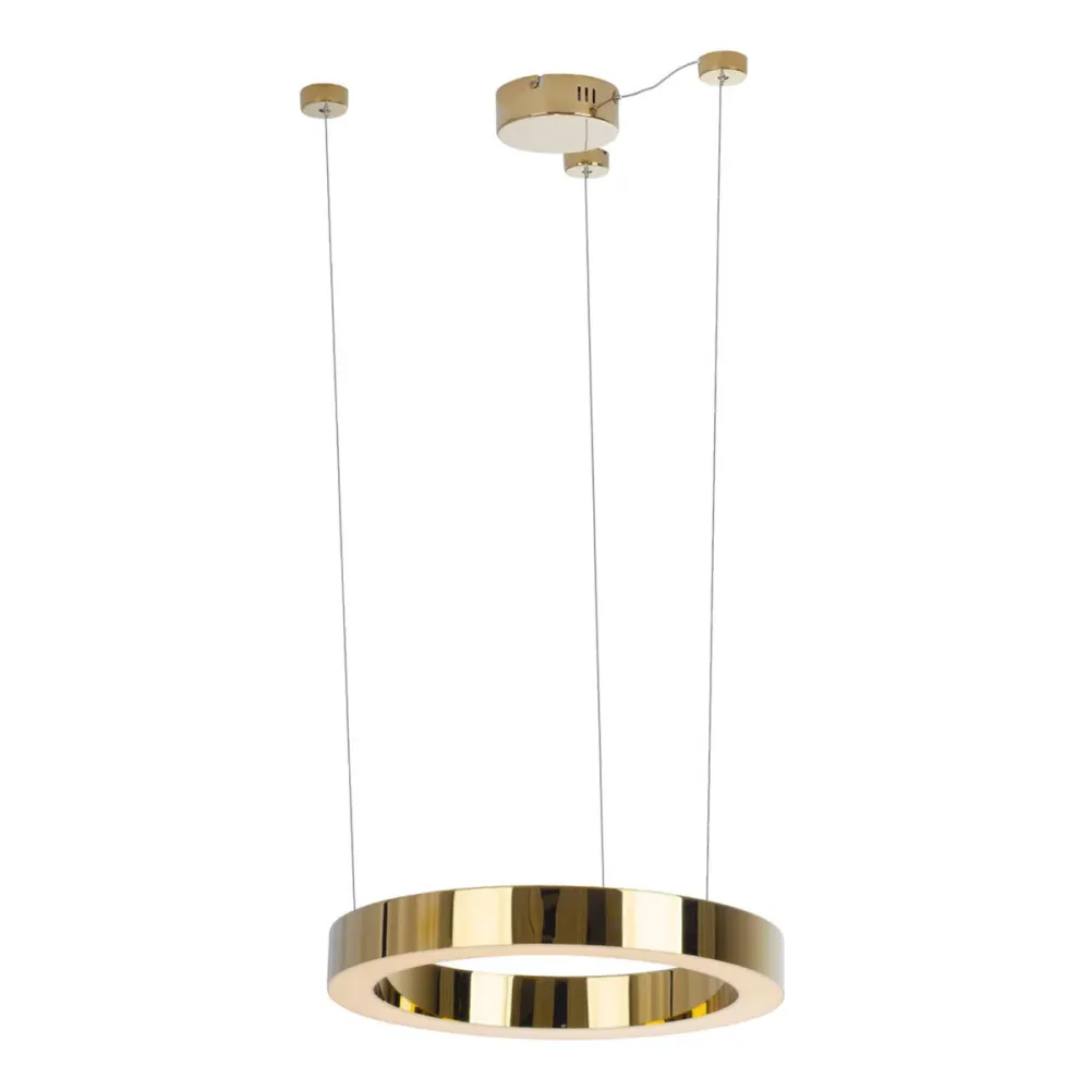 Maxlight Luxus-Pendelleuchte, 1 l, goldfarben, Durchmesser 40 cm