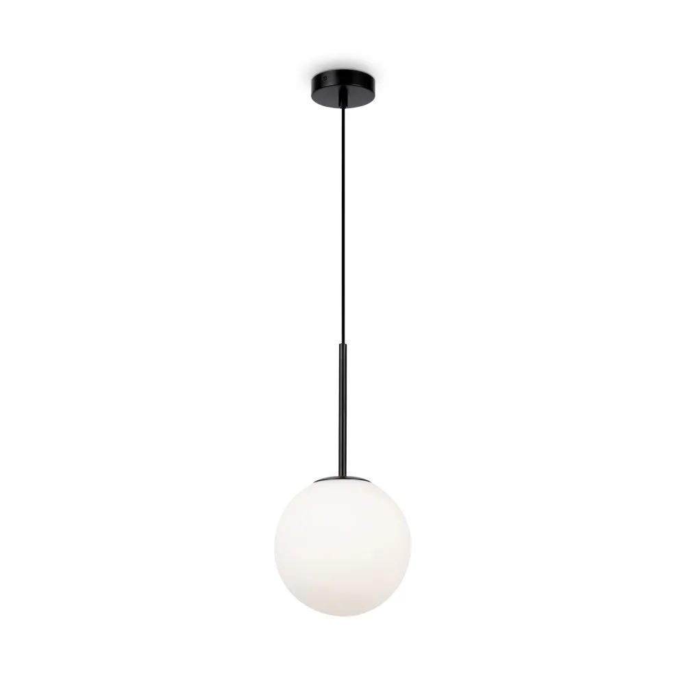 Maytoni Basic Form 1L Pendelleuchte, schwarz E14 D 20cm