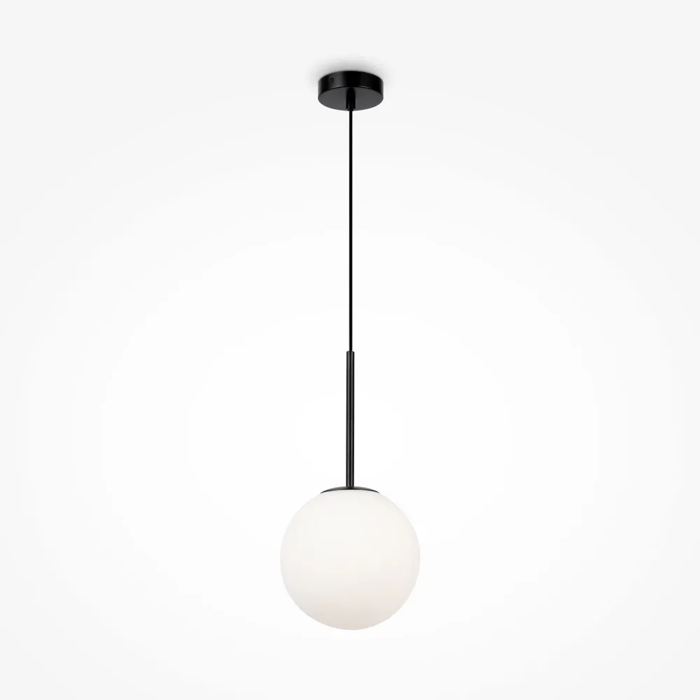 Maytoni Basic Form 1L Pendelleuchte, schwarz E14 D 20cm