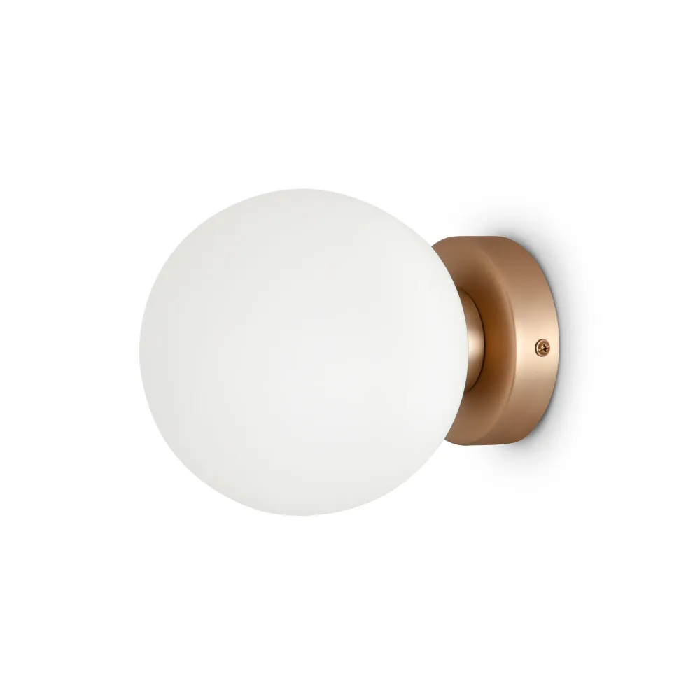 Maytoni Basic Form 1L Wandleuchte, Gold E14 D 15cm