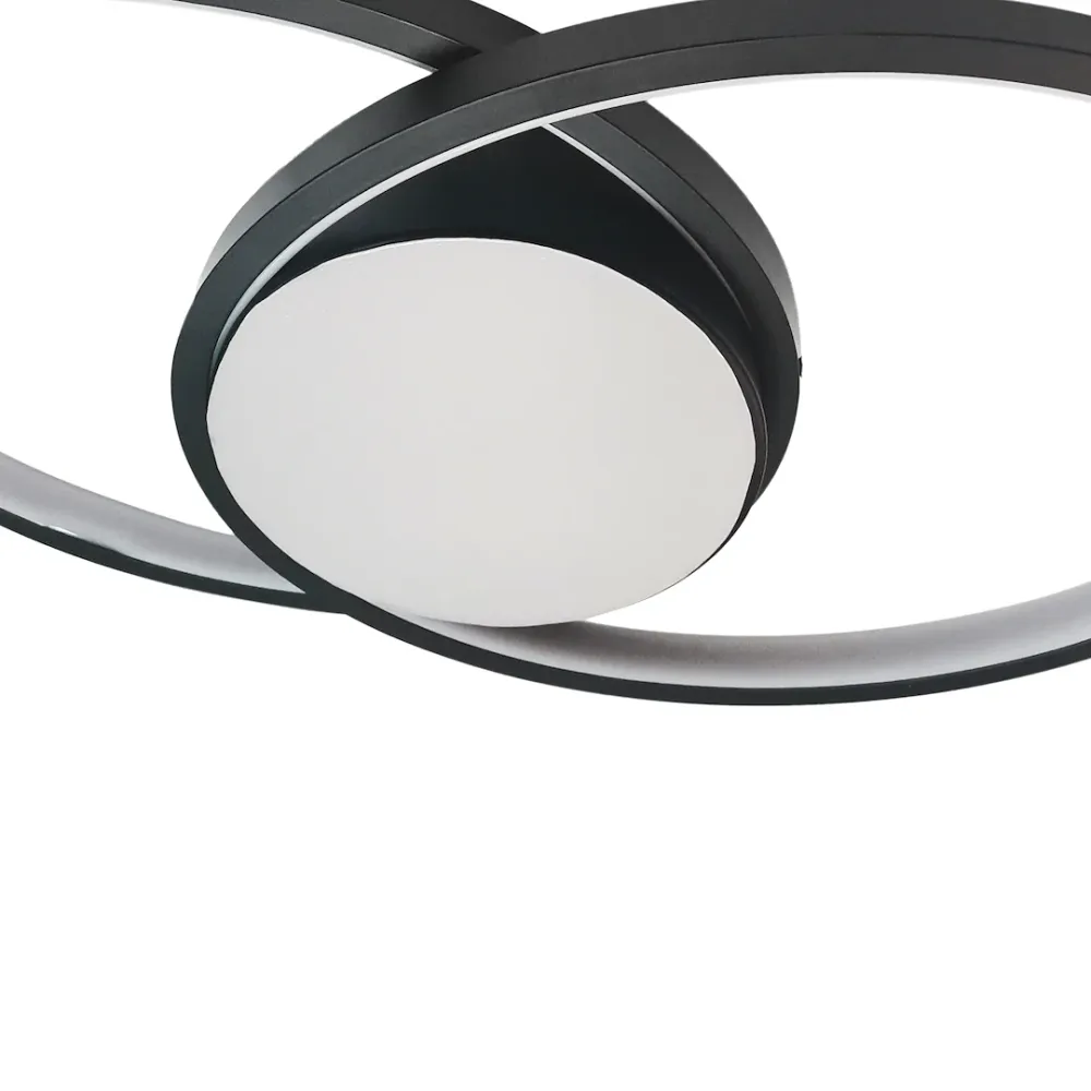 Milagro Lack Deckenleuchte H 6cm