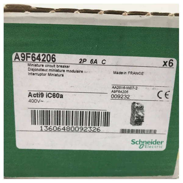 Schneider Turning Machine | Sicherung 6a - A9F64206