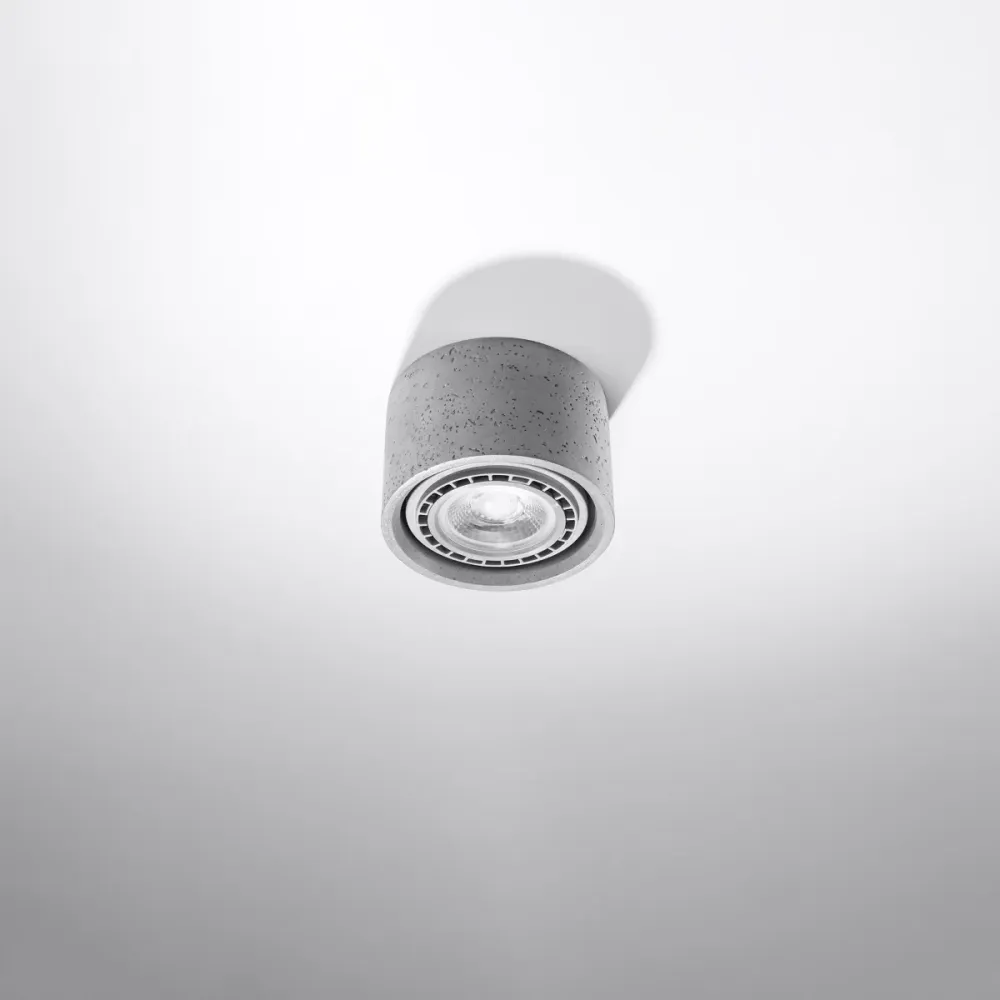 Sollux Lighting Basic 1L Deckenstrahler GU10/ES111 grau