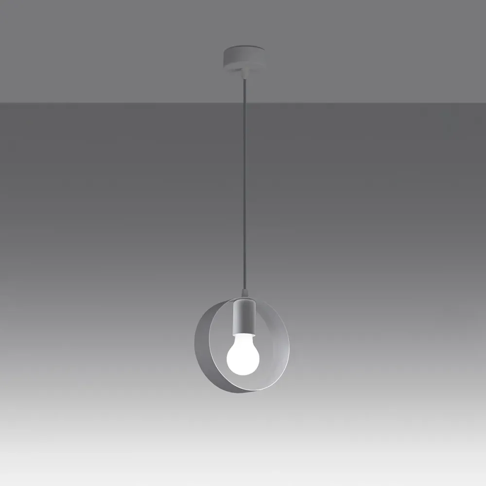 Sollux Lighting Titran 1L Deckenpendelleuchte E27 weiß