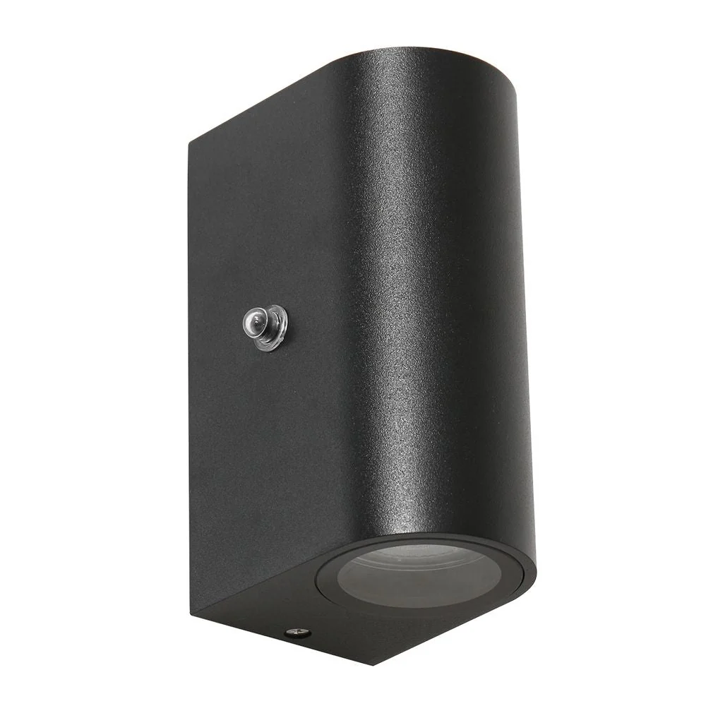 Steinhauer Außenwandleuchte 2L schwarz LED H 15cm