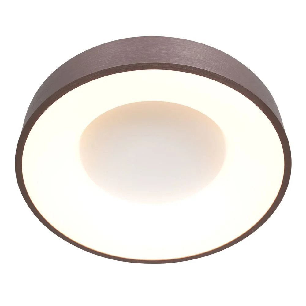 Steinhauer Ringlede 1L Deckeneinbauleuchte Bronze LED, D 48cm