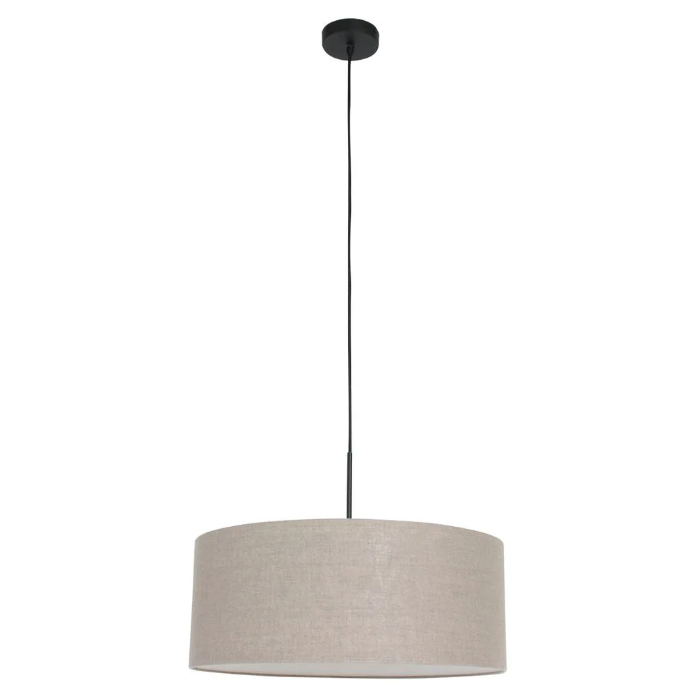Steinhauer Sparkled Light 1L Pendelleuchte beige E27, D 50cm