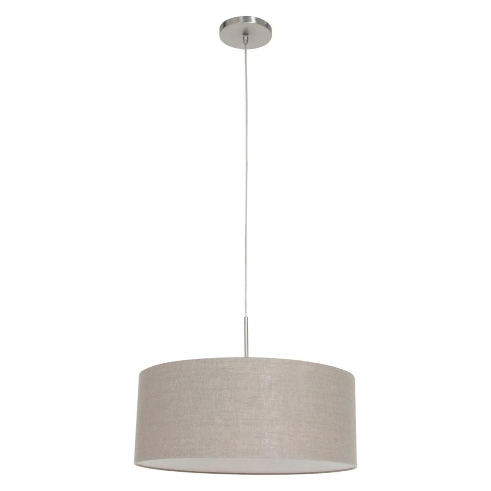 Steinhauer Sparkled Light 1L Pendelleuchte beige E27, D 50cm