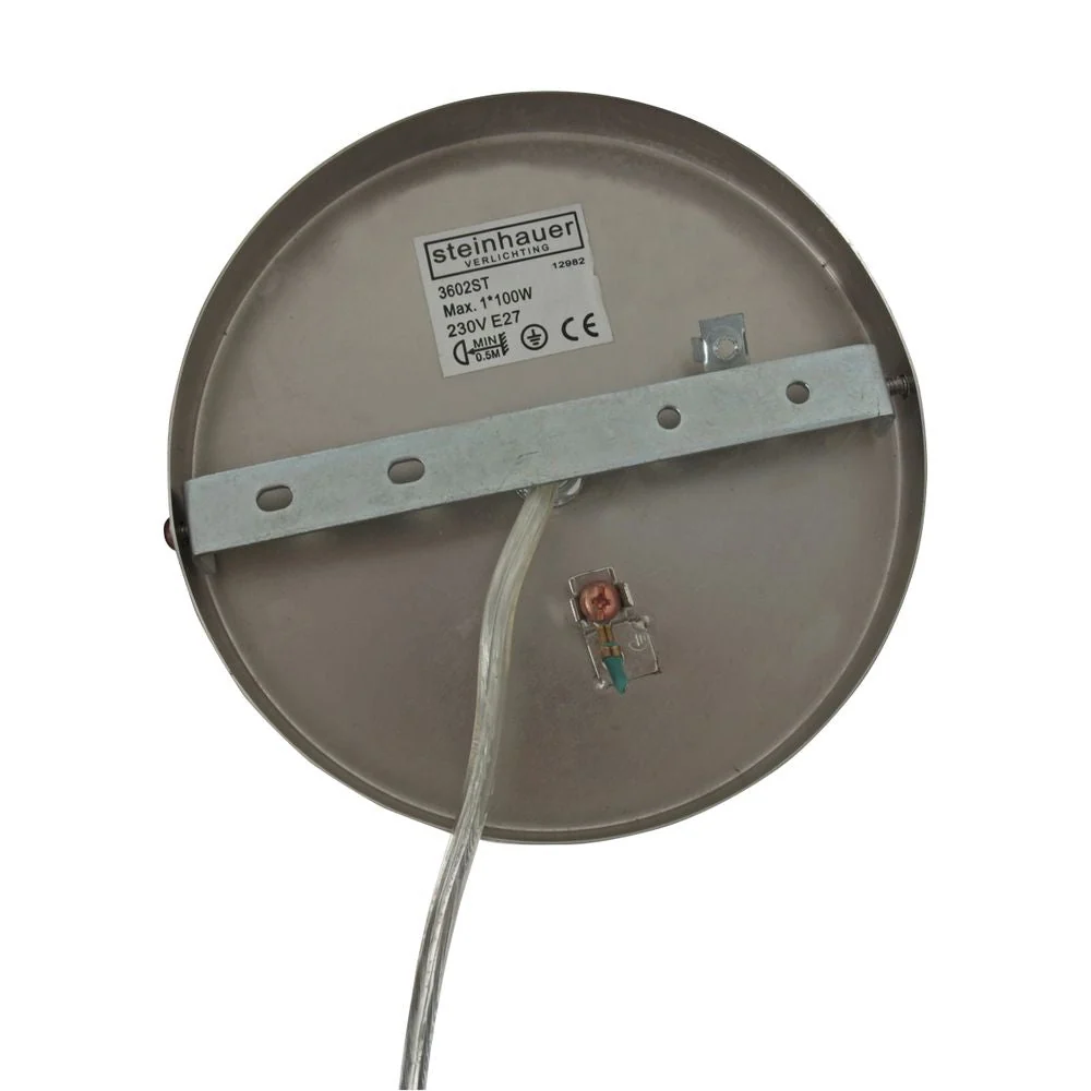 Steinhauer Sparkled Light 1L Pendelleuchte beige E27, D 50cm