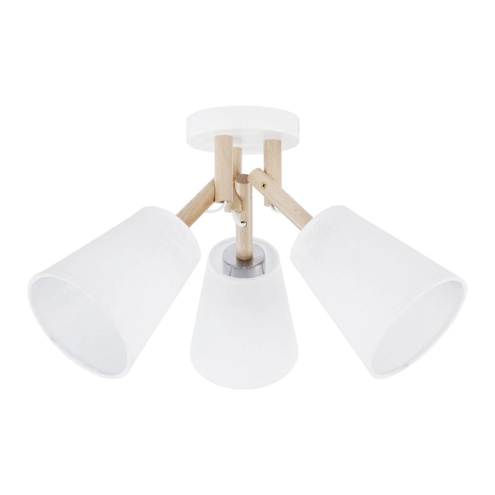 Deckenleuchte VAIO Metall E27 3L White TK Lighting