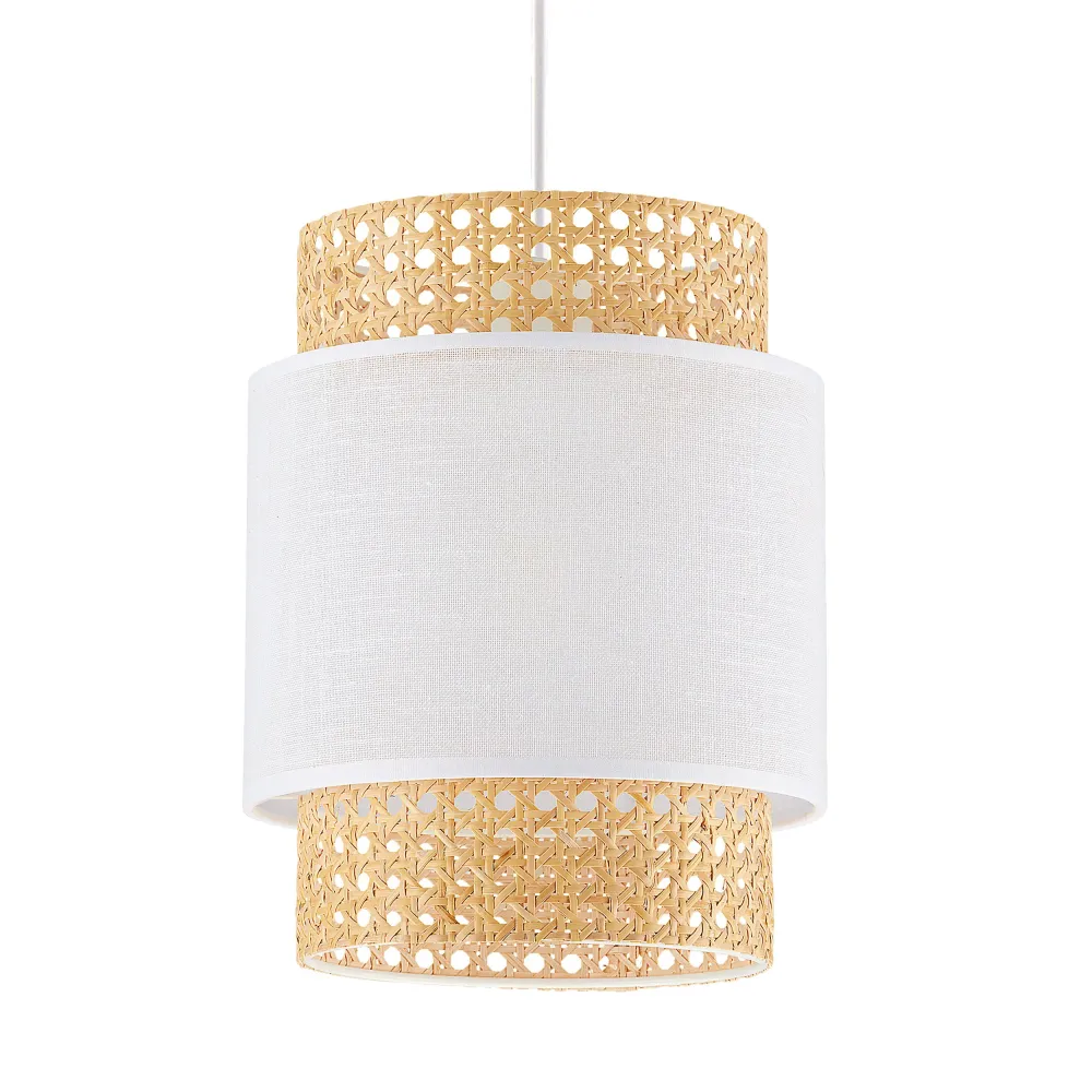 Pendelleuchte BOHO Metall E27 1L White TK Lighting