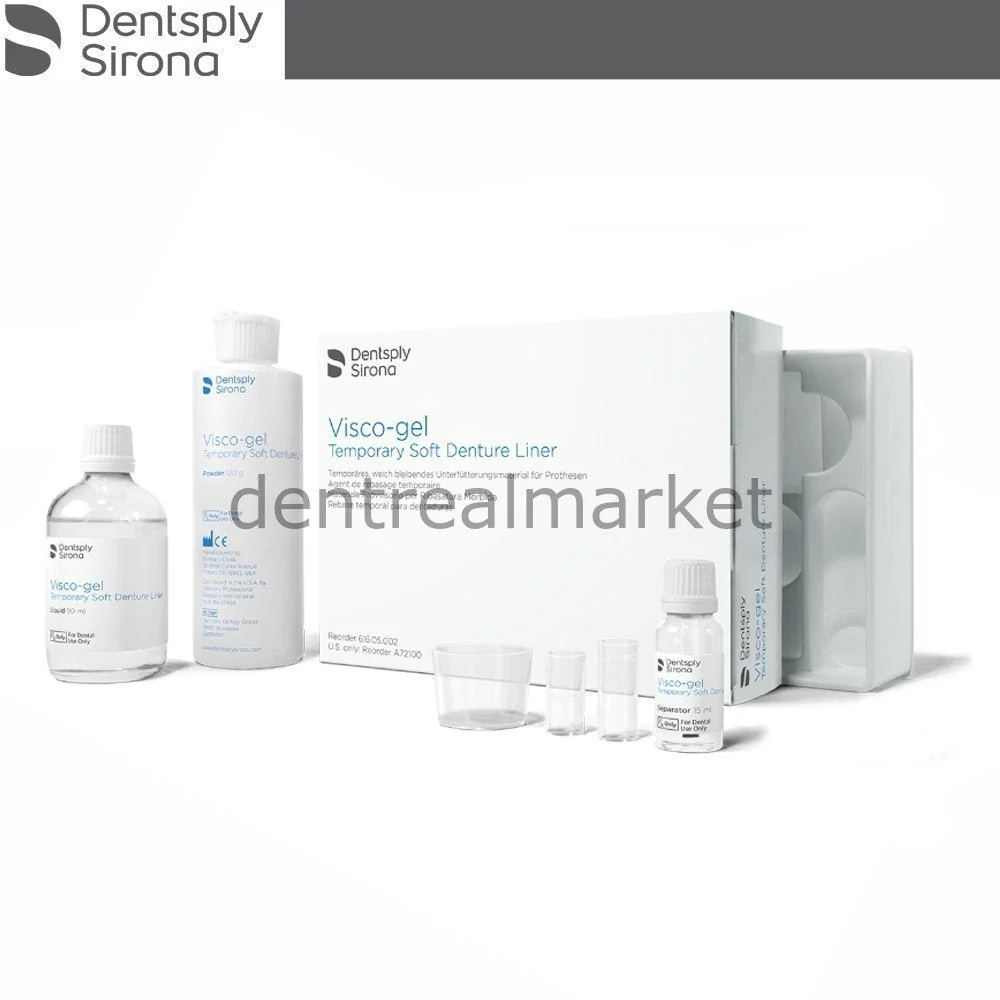 Visco-Gel Tissue Conditioner und Temporary Soft Liner Complete Kit