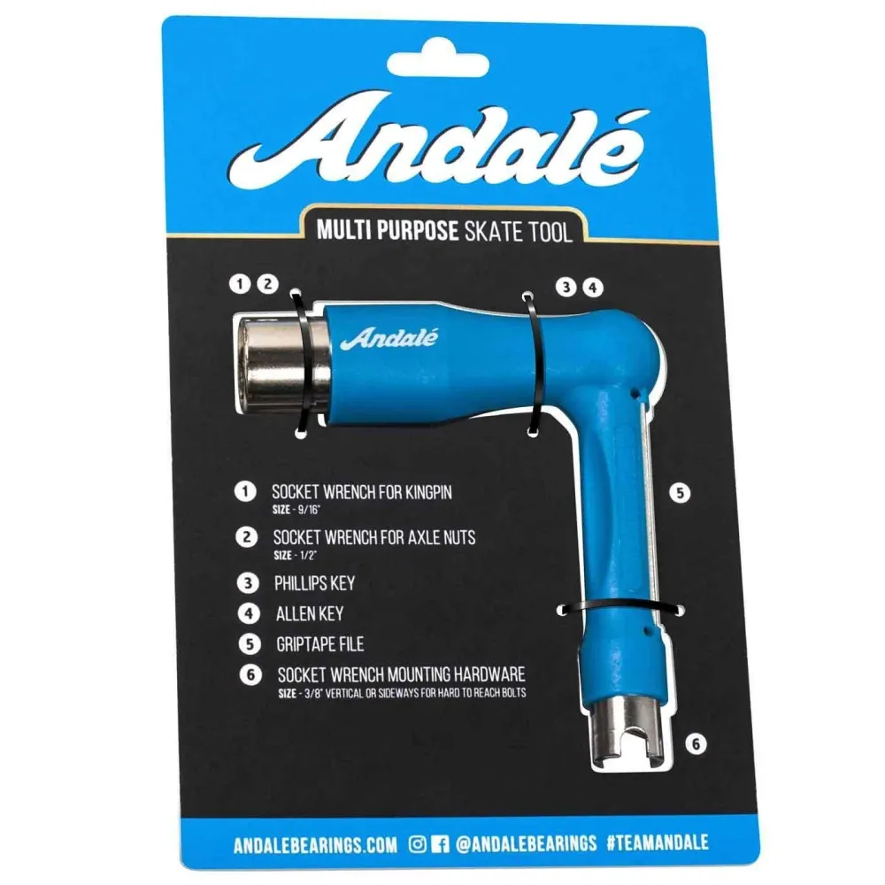 Andale Multi Purpose Skate Tool Blue
