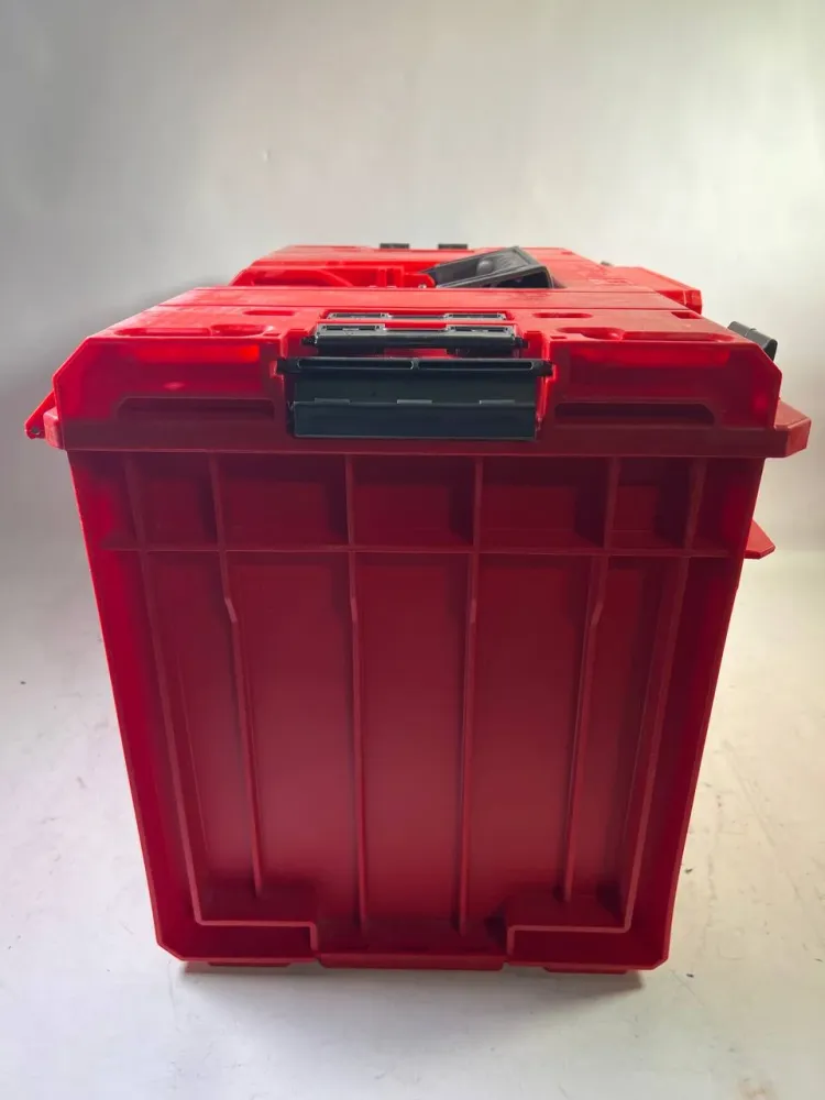 Qbrick System ONE 450 2.0 Vario RED ULTRA HD Custom Werkzeugkoffer modularer Organizer 585 x 385 x 420 mm 52 l stapelbar I...