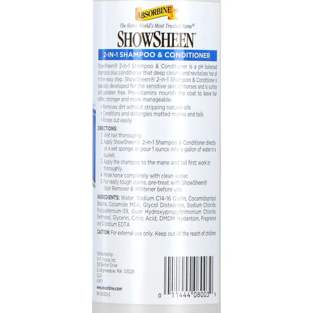 Absorbine Shampoo & Conditioner 2--1