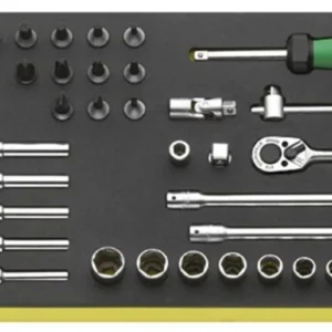 STAHLWILLE TCS 40/35/9 Einlage für Betätigungswerkzeuge, 44-teilig, Antrieb 6,3 mm (1/4") – 96830601