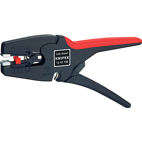 KNIPEX Abisolierzange 195 mm selbstanp.